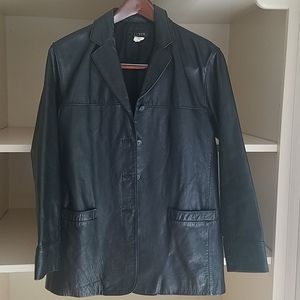 Ladies J Crew Genuine Leather Jacket